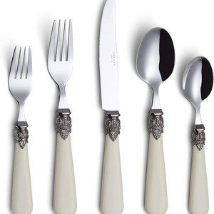 Annova Flatware 20 Pieces Set/Stainless Steel Vintage Silverware/Cutlery Set